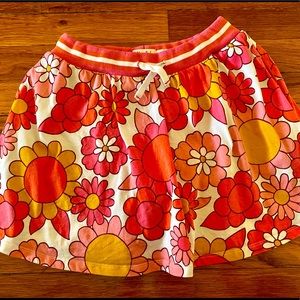Cotton skort, attached tumble short.
